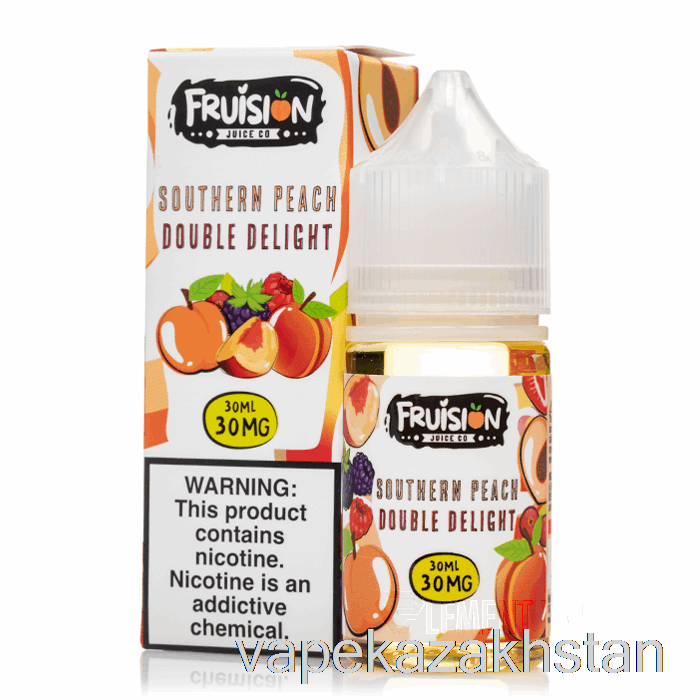 Vape Kazakhstan Southern Peach Double Delight - Fruision Salts - 30mL 30mg